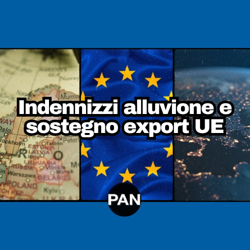 Indennizzi alluvione e sostegno export UE