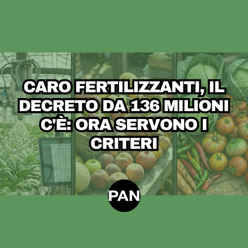 CARO FERTILIZZANTI, IL DECRETO DA 136 MILIONI C’È: ORA SERVONO I CRITERI